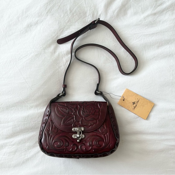 NWT Patricia Nash Leather Western Crossbody Handbag